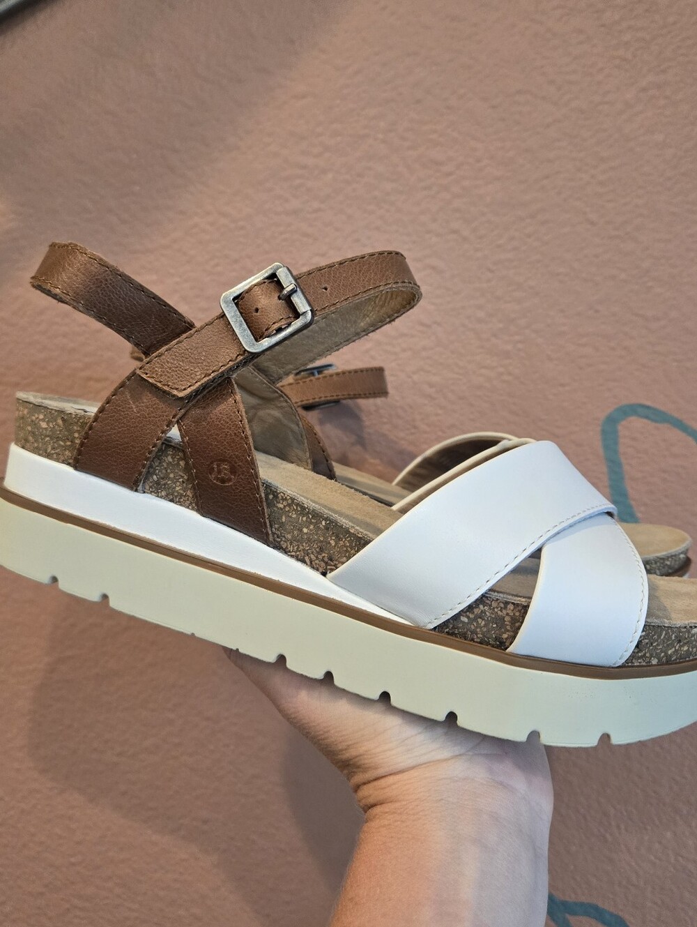 NEW Josef Seibel Leather Clea 10 Sandals Size 40